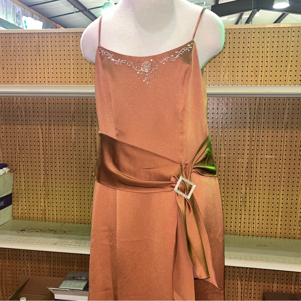 3 Piece Brown Evening Dress